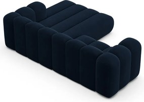 Divano angolare blu scuro ad angolo destro Lupine - Micadoni Home