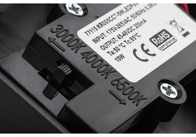 Rabalux 77115-Applique da esterno con sensore ZARAGOZA LED/9W/230V IP54 nero