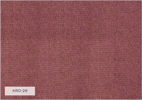 Divano letto angolare in velluto rosa (angolo destro) Lofty Lilly - Miuform