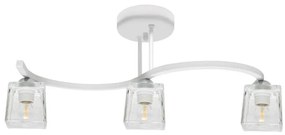 Lampadario a plafone SANTOS 3xE27/15W/230V bianco
