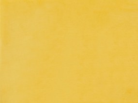 Letto imbottito in velluto giallo 180 x 200 cm FITOU Beliani