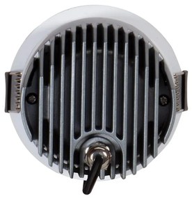 Faro LED da Incasso 15W Foro Ø75mm IP65 CCT, UGR19 con driver Philips Colore Bianco Variabile CCT