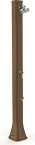 Doccia Solare da Giardino 40L Miscelatore e Lavapiedi Arkema Big Happy Five Dove Grey...