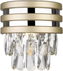 Zuma Line W0525-01A-V6B5 - Applique NAICA 1xG9/42W/230V oro/cromo lucido