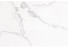 Tavolino bianco con piano in marmo 60x60 cm Barossa - Actona