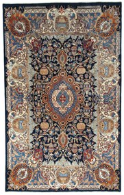 Kashmar Tappeto persiano 340 x 210 Blu (Iran) Annodato A Mano