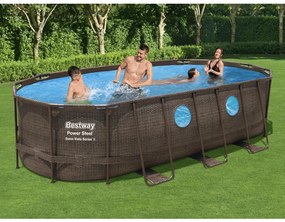 Set Piscina Power Steel Swim Vista Series 549x274x122 Cm /