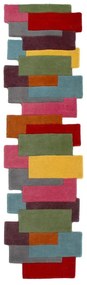 Tappeto in lana 66x300 cm Collage - Flair Rugs