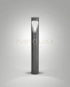 Teo paletto per esterno nero lucido altezza cm.80 a led 13w 3000k 1...