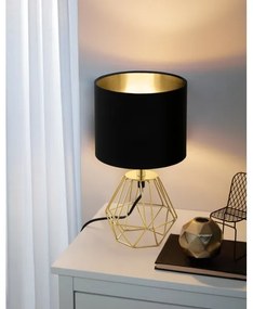 Eglo 95788- Lampada da tavolo CARLTON 2 1xE14/60W/230V