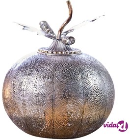 Luxform Lampada da Esterno a LED a Batteria Pumpkin Argento Anticato