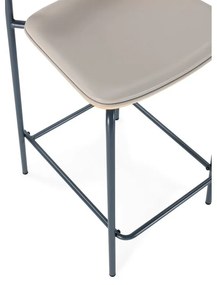 Set di sbagelli da bar beige in imbottito 2 pz (altezza della seduta 65,5 cm) Saula – Marckeric