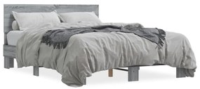 Giroletto Grigio Sonoma 120x190 Cm İn Legno Multistrato Metallo /