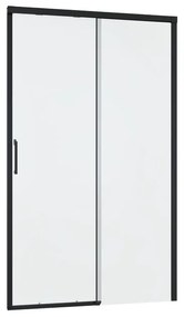 Porta doccia scorrevole Remix, L 96.5-100.5 cm x H 195 cm x SP 8 mm, profilo nero