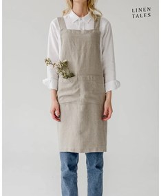 Grembiule in lino Natural - Linen Tales