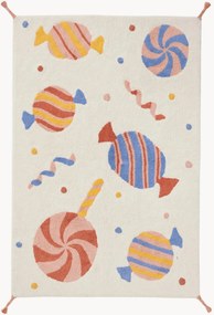Tappeto per bambini lavabile fatto a mano Caramelle
