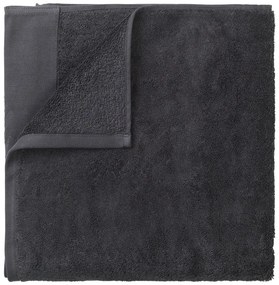 Asciugamano in cotone grigio scuro, 50 x 100 cm - Blomus