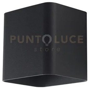 Applique biemissione led biome nera 7w 840lm cct 3000k / 4000k ip54...