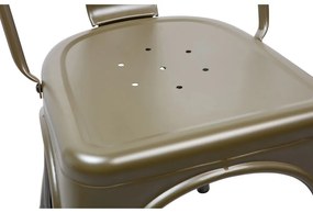 Sedie da pranzo in metallo verde in set di 2 Afternoon - vtwonen