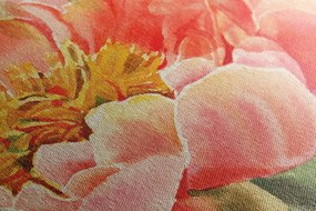 Stampa su tela – Peonie rosse