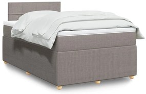 Giroletto A Molle Con Materasso Tortora 120x200 Cm İn Tessuto /