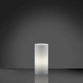 Lampada Da Tavolo 1 Luce Decolight In Polilux Bianco Made In Italy
