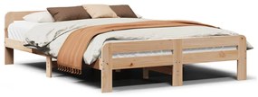 Letto senza materasso 140x200 cm in legno massello di pino