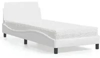 Letto con Materasso Bianco 80x200 cm in Similpelle 3208298