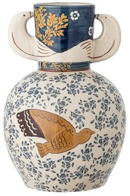 Vaso in gres dipinto a mano (altezza 23,5 cm) Hezha - Bloomingville