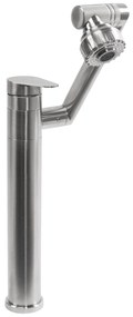 Rubinetto da bagno Rea PACO Nickel Brush INOX High
