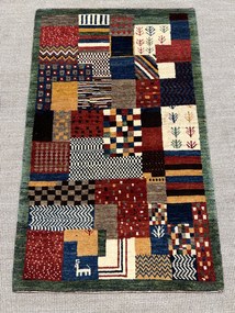 Gashguli Tappeto 80 x 140 (Iran) Annodato A Mano