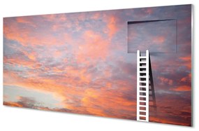 Rivestimento parete cucina Scala del cielo al tramonto 100x50 cm