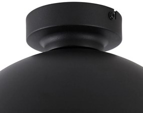 Lampada da soffitto intelligente nera con oro 28 cm con WiFi A60 - Magnax