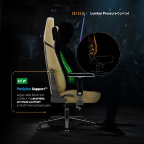 Sedia da gaming Diablo X.Eye Prime Broken Gold Normal Size