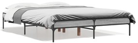Giroletto Grigio Sonoma 120x200 Cm İn Legno Multistrato Metallo /