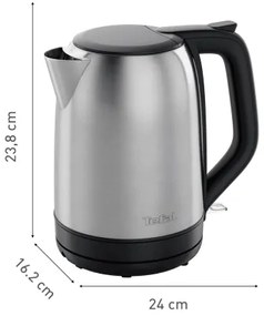 Tefal - Bollitore SUBITO 1,7l 2400W/230V acciaio inossidabile/nero