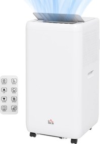 Condizionatore Portatile 1250W 35,5x35x70 cm con 5 Modalità e Timer 24h Bianco...