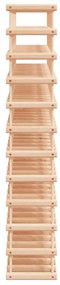Portabottiglie vino 120bottiglie 112,5x23x123,5cm massello pino