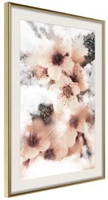 Poster  Heavenly Flowers  Cornice Quadri Cornice d'oro con passe-partout, Larghezza x Altezza Home decor 20x30