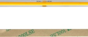Striscia LED COB 8W/m 24VDC IP20 5m Professional Colore Bianco Freddo 5.700K