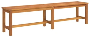 Panca da giardino 180x35x45 cm in legno massello di acacia