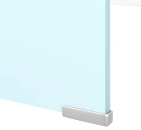 Supporto tv / rialzo monitor in vetro verde 120x30x13 cm