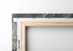 Stampa su tela – Fiori con perle