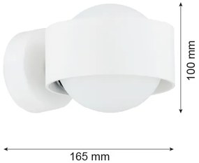 Argon 8057 - Applique MASSIMO PLUS 1xG9/6W/230V bianco