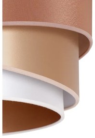 Duolla - Lampadario a plafone KOBO 1xE27/15W/230V diametro 45 cm rame/oro/bianco