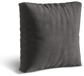 Cuscino per divano componibile grigio con rivestimento in velluto Martina – Micadoni