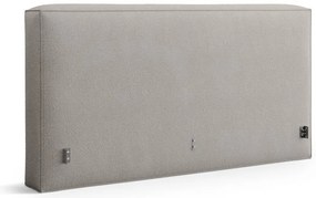 Testiera grigio chiaro in imbottito 229x100 cm Olivia – Micadoni