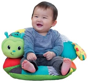 Infantino - Cuscino per l'ora del pancino per bambini 2in1 caterpillar