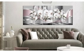 Quadro Floral Road  Colore Bianco, Dimensioni e Misure 200x80