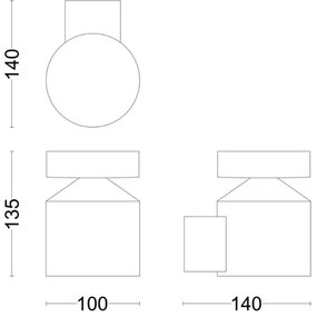 Philips - Applique a LED da esterno LAVEN LED/6W/230V 2700K IP44